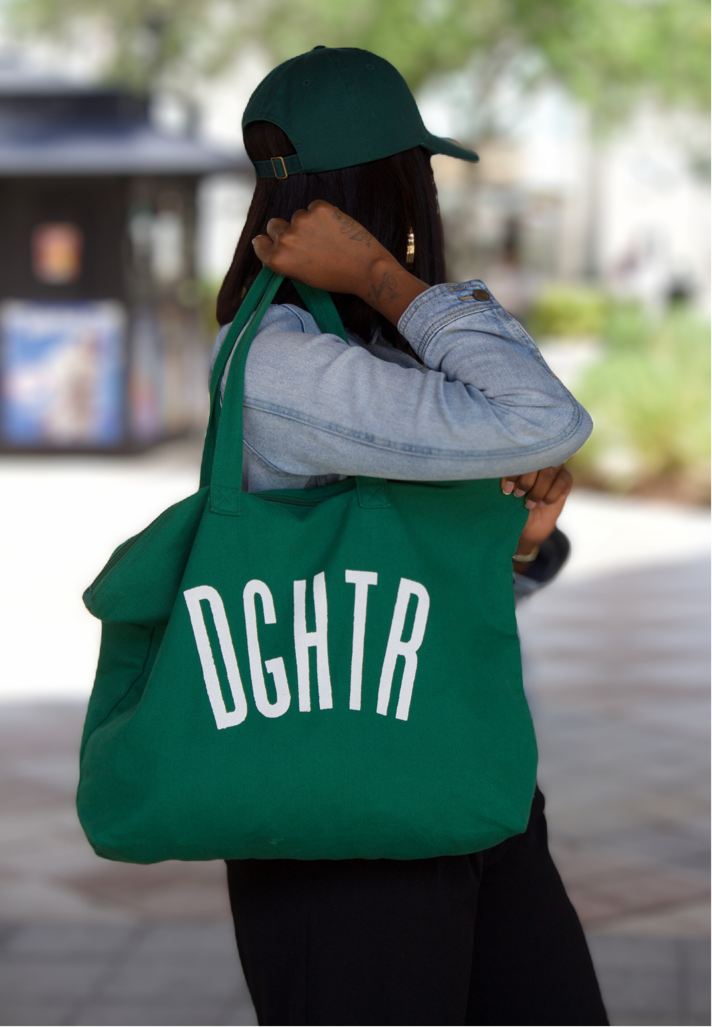 I Am His Daughter Tote Bag – Zippered with Interior Pocket