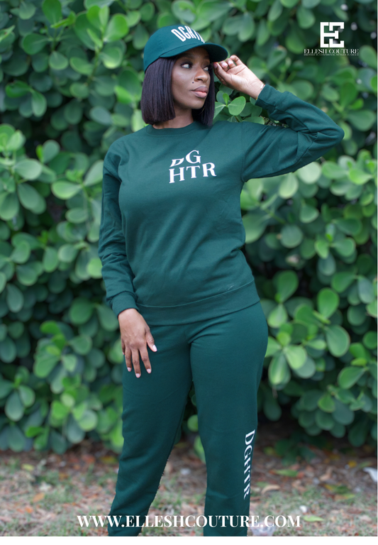 DGHTR Hunter Green Sweatsuit – Love That Finds You