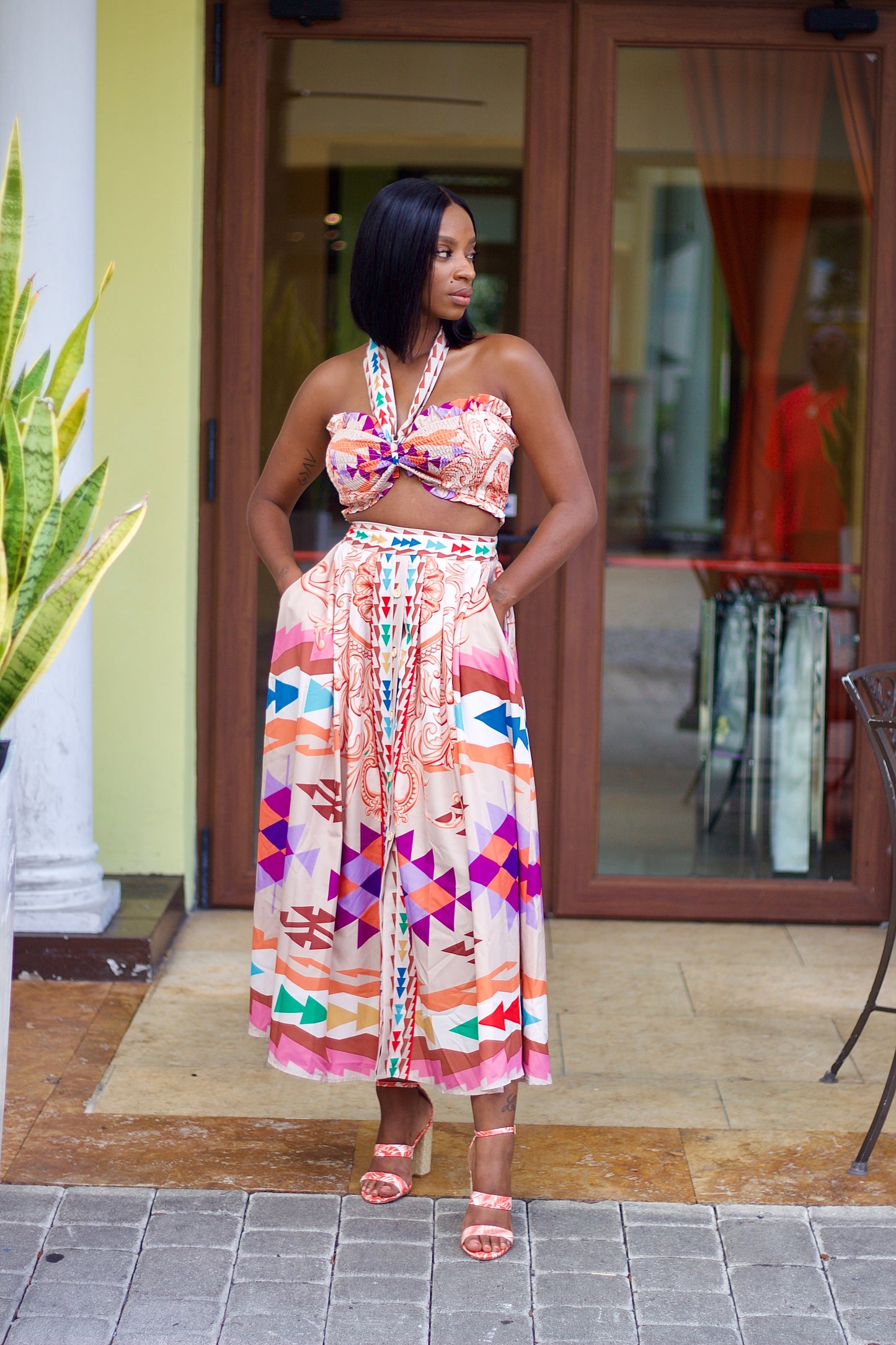 The Unstoppable One 2-Piece Skirt Set