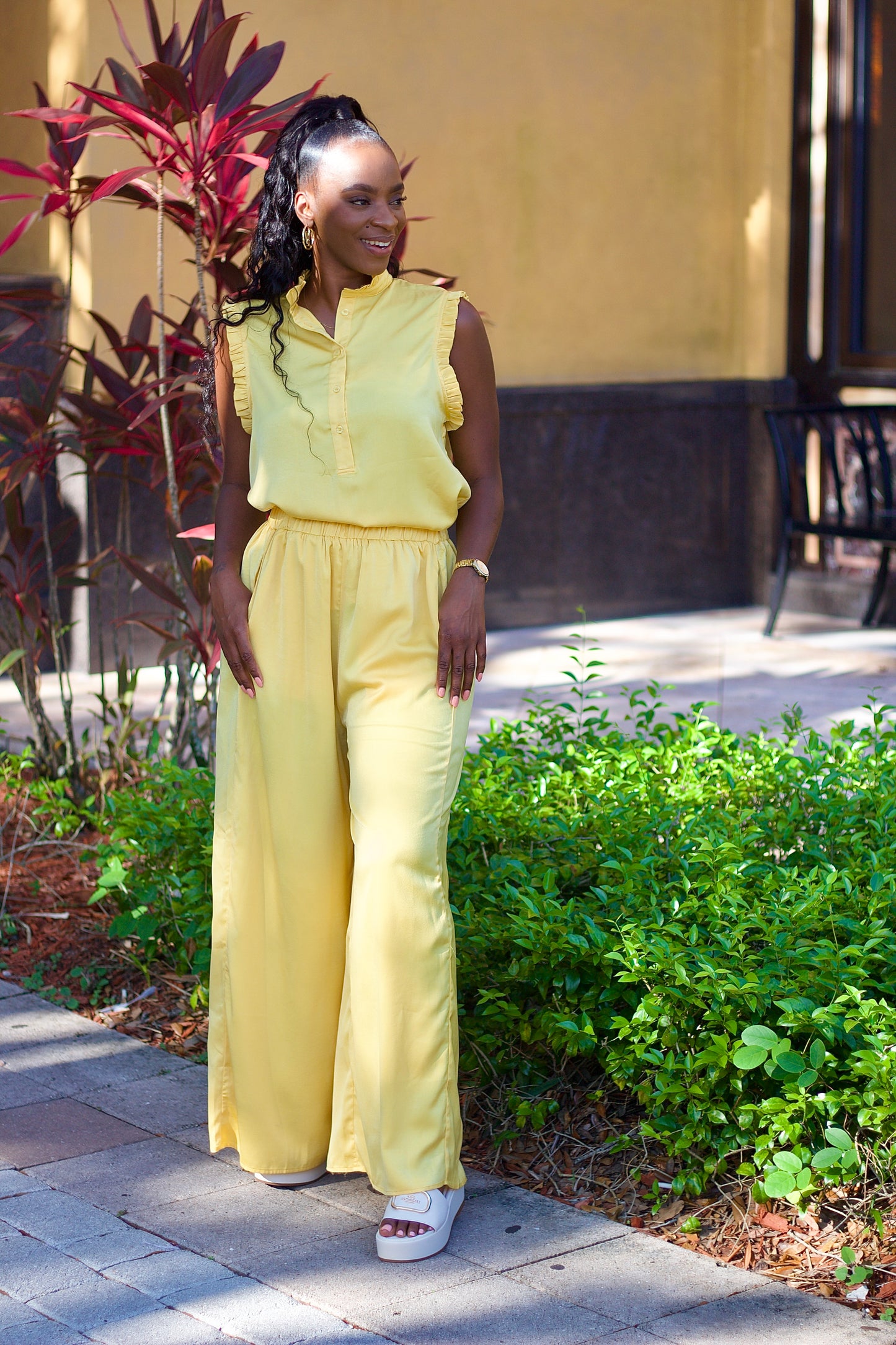 Sunshine on Me 2-Piece Pants Set