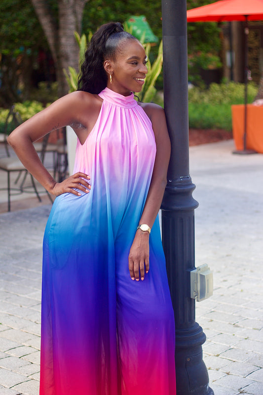 Reigning Radiance Wide Leg Jumpsuit