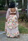 She's Blooming Floral Cut-Out Maxi Dress